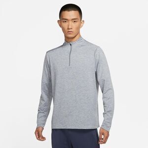 Nike Men's Dri-FIT Element 1/4-Zip Running Top Smoke Grey DD4756-084 NEW Sz S